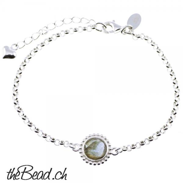 onlineshop silberarmband mit Labradorit