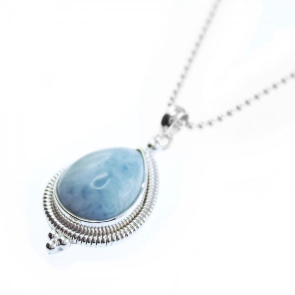 llarimar Damen silberhalskette silberschmuck anhaenger thebead schweiz