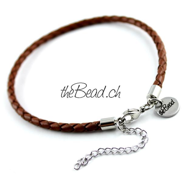 Onlineshop anklet jewelry made of leather