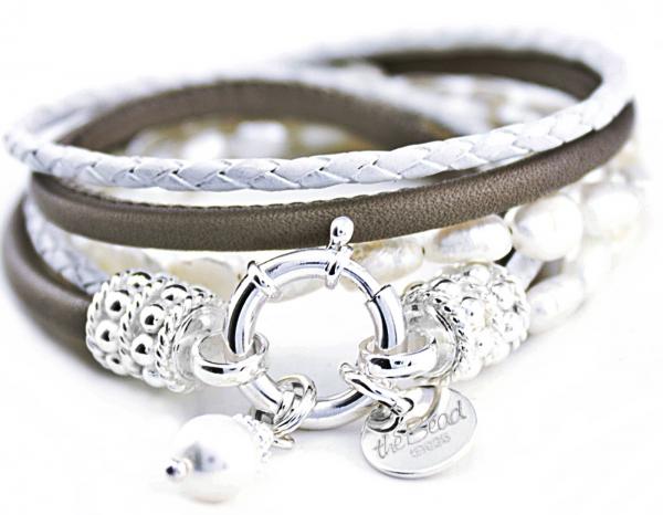 damen lederarmbänder mit pelen