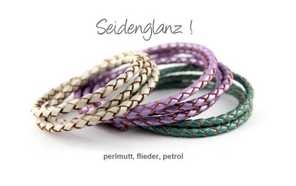 Lederfarben fuer Charm Armband