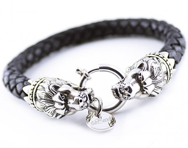 Luxusarmband Loewenarmband fuer Männer the Bead