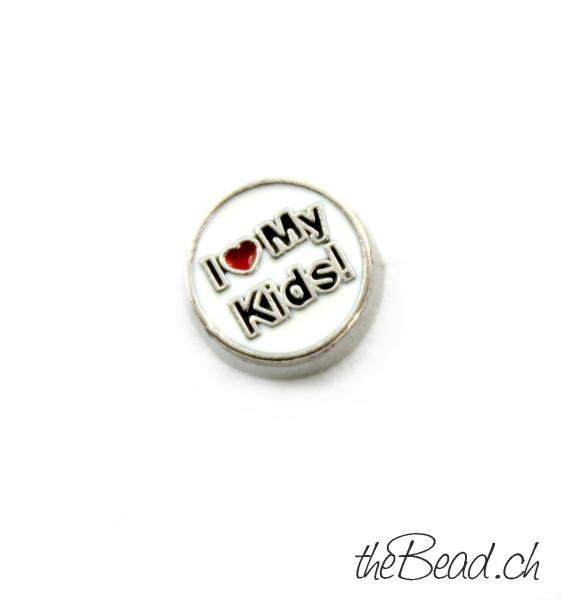 I LOVE MY KIDS,  zum Einlegen in LA VIE Medaillon