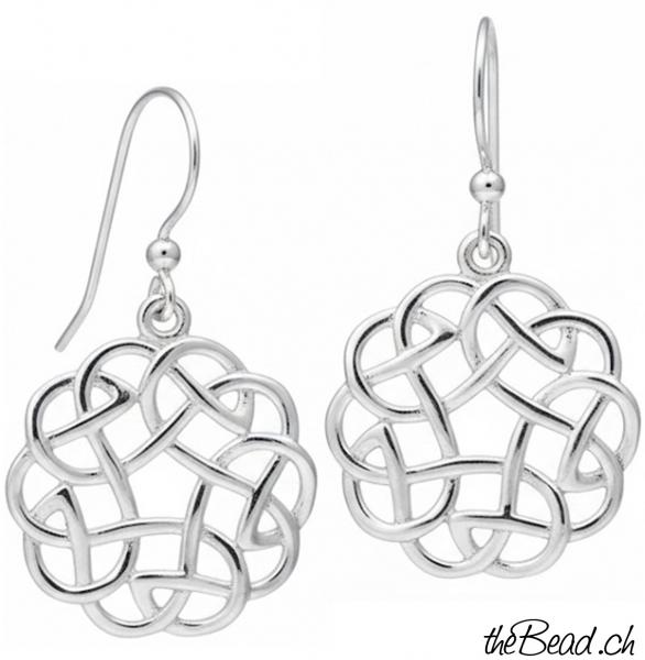 forever knoten Ohrhänger und Ohrschmuck 925 Silber Onlineshop theBead aus der Schweiz kaufen und bestellen