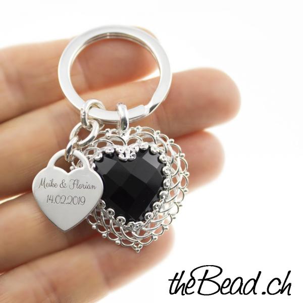 Silber Geschenkidee facettierter onyx