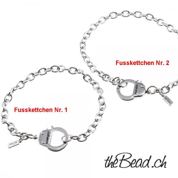 freundschaftsschmuck fusskettchen Handschellen Fussschmuck Kettchen  one size