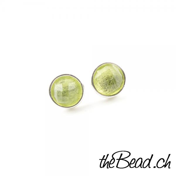 peridot earrings 925 sterling silver