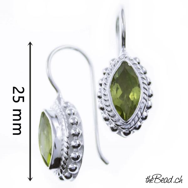 peridot ohrhaenger