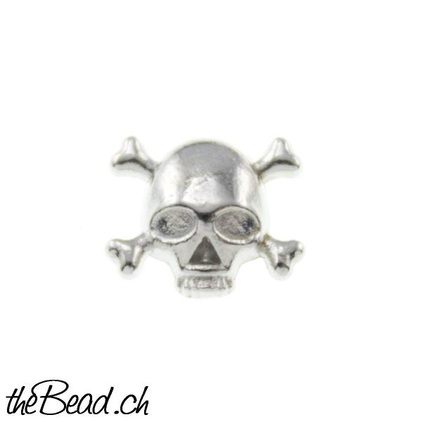 Pirat Inlay oder Piratenschädel Einleger aillons