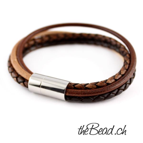 Nappa leather bracelet