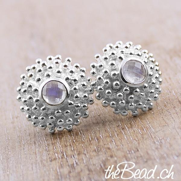 dots earrings made of 925 sterling silver