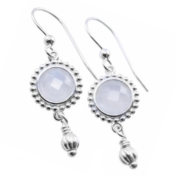 silberschmuck ohrringe aus  RAUCHQUARZ und silber