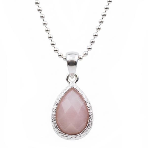 silber halskette mit andenopal edelsteinschmuck online kaufen