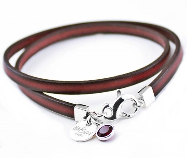 Lederarmband mit charm theBead