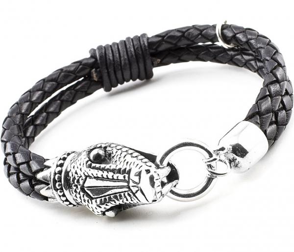 thebead new men leather bracelet