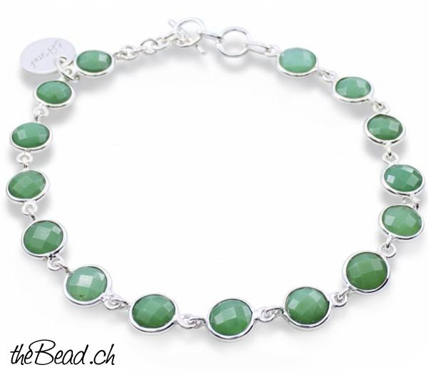 chrysopras silberarmbänder silber damenarmband armband geschenkidee