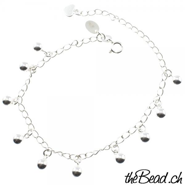 beads bracelet 925 silver