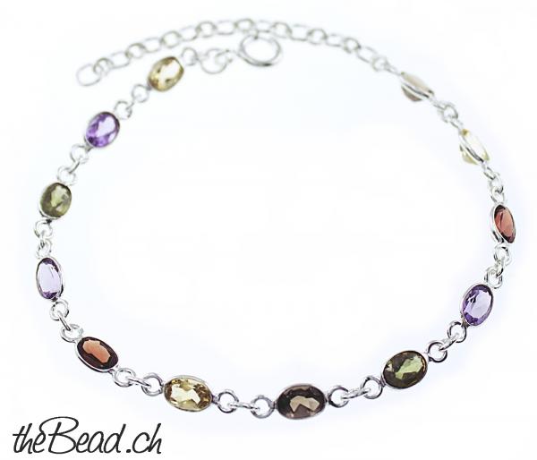 silvere beads  bracelet