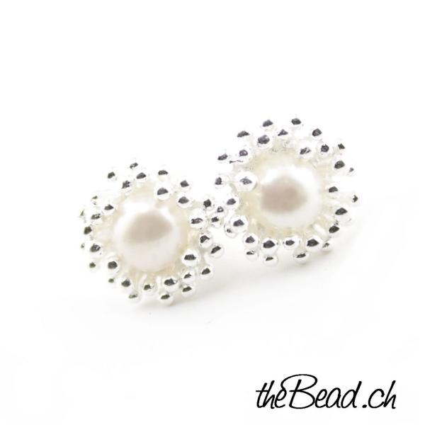 Schmuck Onlineshop theBead  Design Ohrstecker aus 925 sterling Silber schweizer onlineshop