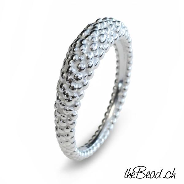 Pünktchen Ring und Fingerringe mit vielen Pünktchen mustern