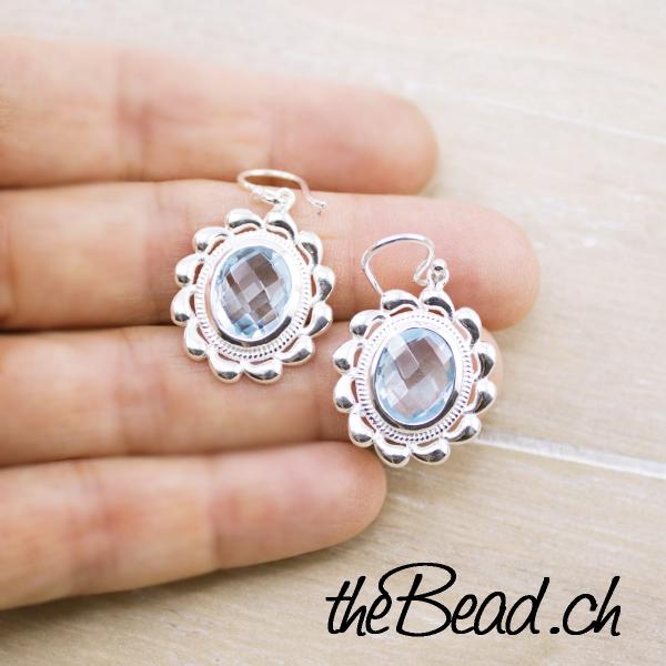 Organzasäckchen in weiss für Feder Ohrhänger schmuck onlineshop