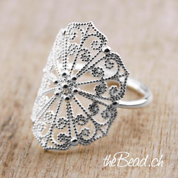 Ringe aus silber und silberflügel ring schweizer modeschmuck onlineshop thebead