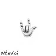 Ich Liebe Dich Hand Einleger Inlay für Medaillon