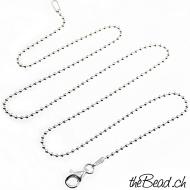 Silber Halskette - KUGELKETTE, in vielen Längen wählbar