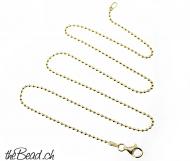 925 Silber KUGELKETTE gelbgold - vergoldet, ab 27.90 Sfr