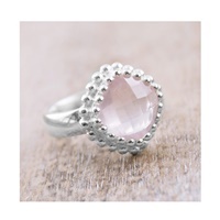 Edelsteinen Perlen Zirkonia Ring Fingerringe Mondstein